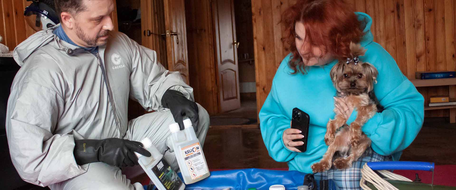 фото: Уничтожение блох в помещениях, домах и квартирах по Вологде и области.